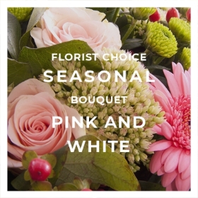 Florist Choice Bouquet   Pink and White